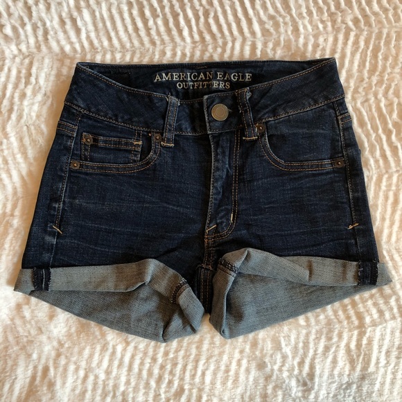 American Eagle Outfitters Pants - *Sold* High Waisted Denim Super Stretch Shorts